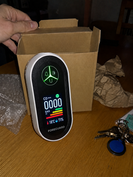 Foreguard product photographed by a customer